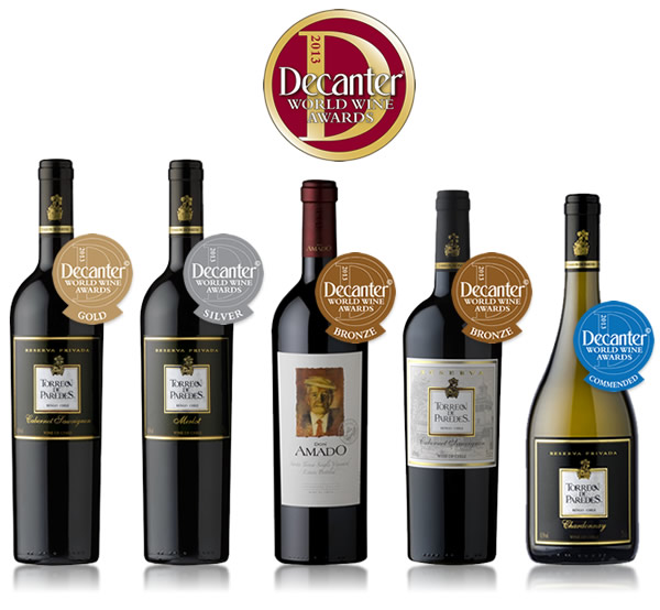 Lluvia de premios para Torreón de Paredes en los Decanter World Wine Awards 2013