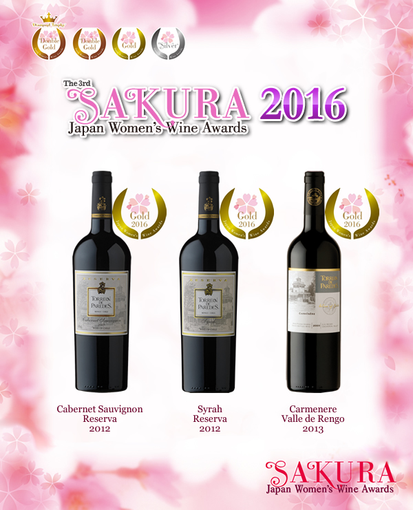 Torreón de Paredes gana 3 medallas de oro en el Sakura 2016 Japanese Women’s Wine Awards